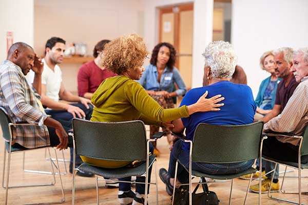 Group of people talking